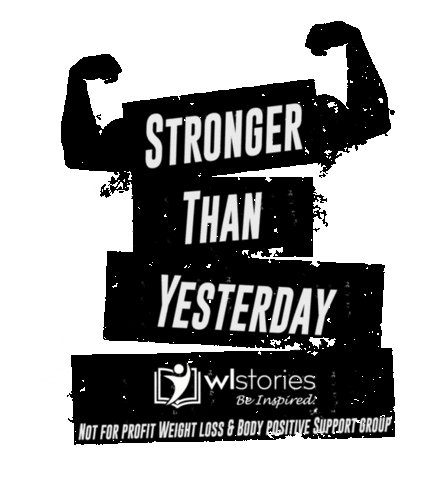 wlstories giphyupload weightloss bodypositive fedup Sticker