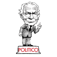 Democratic Debate Democrat Sticker by POLITICO