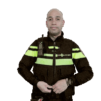 politieacademie student agent zip vest Sticker