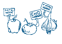 End Hunger Signs Sticker by Feeding San Diego