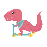 T Rex Dinosaur Sticker by omibu