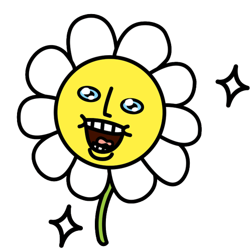 Excited Sparkle Sticker