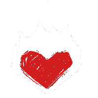 Burning Love Sticker