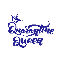 Selentaori covid quarantine quarantinequeen poigrajsoshriftami Sticker