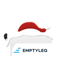 Christmas Plane Sticker by Empty Leg