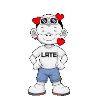 Running Late Sticker by Zhot