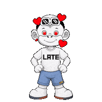 Running Late Sticker by Zhot