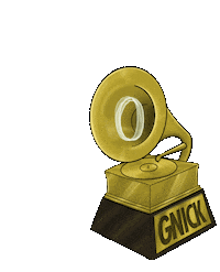 Grammy Award Vintage Sticker by Gnarley Nick