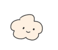 popopoon flower tap かわいい 可愛い Sticker