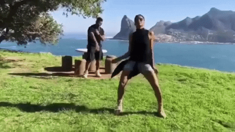 Russell Wilson Dance GIF by Comments By Celebs