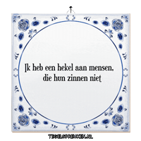Spreuk Troost Sticker by Tegelspreuken.nl