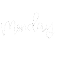 misskimmyskreations white monday days days of the week Sticker
