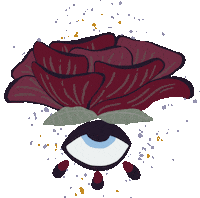 Flower Eyes Sticker