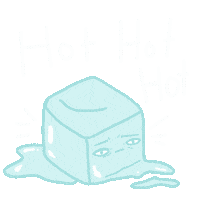 Melting Ice Cube Sticker