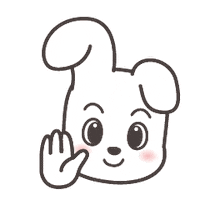 Puppy Hello Sticker
