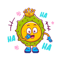 Durian Sticker by Jumix