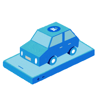 Car Driving Sticker by Carvana