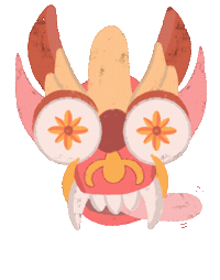 Pink Mask Sticker by The Big Brown Eyes