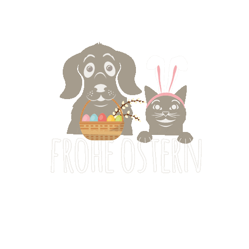 Froheostern Sticker by MjAMjAM Petfood