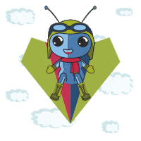 aim-akademie sky flying clouds pilot Sticker