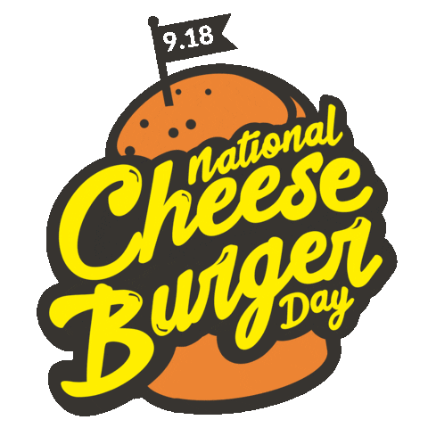 National Cheeseburger Day Sticker by Bookspan Baker Team