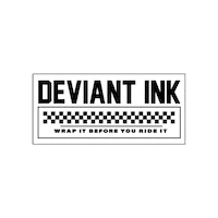 Snowmobile Checkered Flag Sticker by Deviant Ink