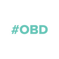 on_brand_designs logo design teal ob Sticker