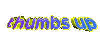 text thumbs up Sticker