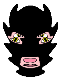 Cartoon Mask Sticker by Emanuele Kabu