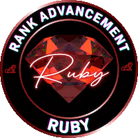 Ruby Badge Sticker by Arieyl
