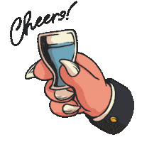 Cheers Dragon Sticker by GENERALYONGYONG