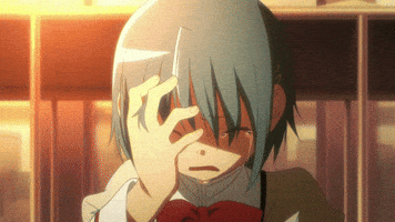 Madoka Magica Crying GIF
