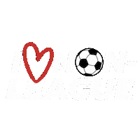 Football Heart Sticker by myartindcloud