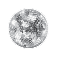 Disco Ball Sticker by Hawaiian Tropic Fragrances