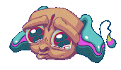 Sad Face Sticker by Infinite MOONs