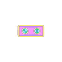 Radio Tape Sticker by 1AB