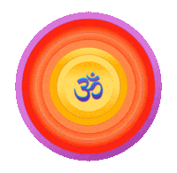 om namaste Sticker by Samin Yoga