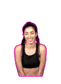 happy girl Sticker by Samin Yoga