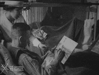 NationalWWIMuseum black and white painting military footage GIF
