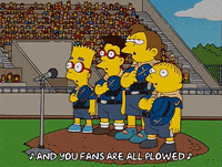 bart simpson singing GIF