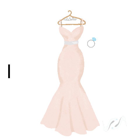 Wedding Dress Sticker by Babybluecat