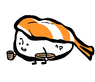 Tea Sushi Sticker