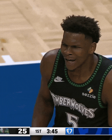 Shocked Nba GIF by Minnesota Timberwolves