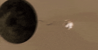 spacecraft landing GIF by NASA