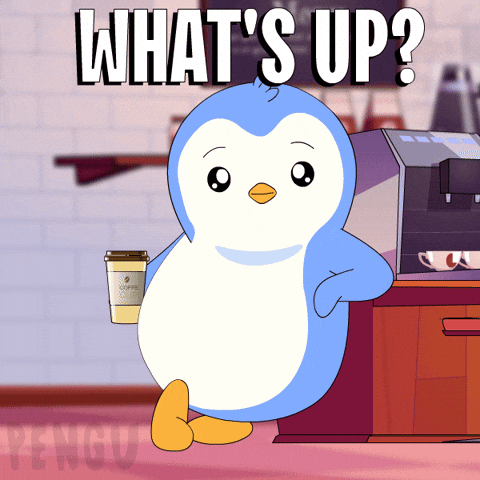 Good Morning Coffee GIF by Pudgy Penguins