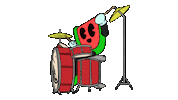 Space Guitar Sticker by strangefruitsmusic