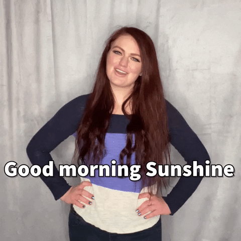 Wake Up Early Good Morning GIF by Ryn Dean