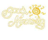 Morning Good Sun Sticker
