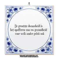 Stress Nl Sticker by Tegelspreuken.nl