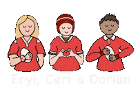 In Love Wales Sticker by Cartrefclyd